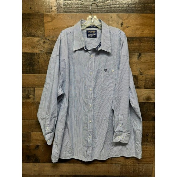 Wrangler George‎ Strait Men's Long Sleeve Button Up Size 4X - Picture 1 of 4